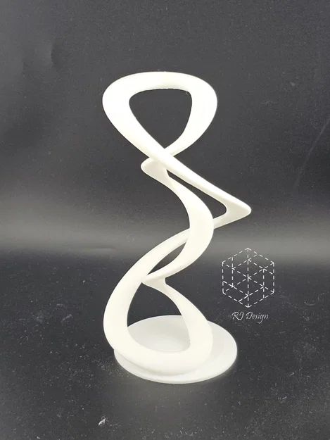 Mô hình điêu khắc Vortex Flow Sculpture - Image 2