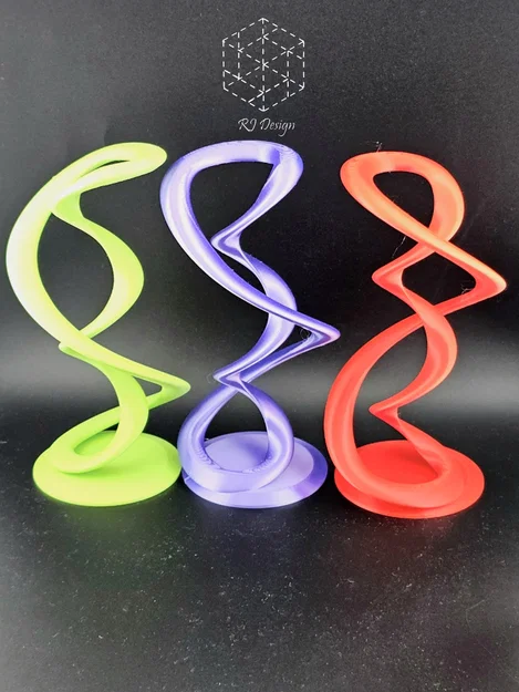 Mô hình điêu khắc Vortex Flow Sculpture - Image 3