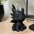 Ống cắm bút Rồng Low Poly siêu đáng yêu - Thumbnail 2