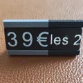 Nhãn giá 20x10mm kèm giá đỡ - Thumbnail 2