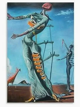Mô hình 3D nghệ thuật The Burning Giraffe của Salvador Dalí - Image 2