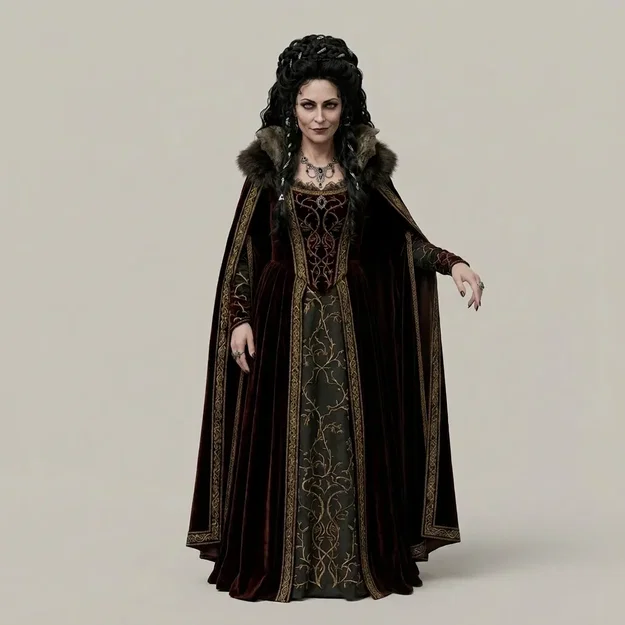 Mô hình 3D Dame Gothel từ câu chuyện Rapunzel - In 3D cực sắc nét - Image 1