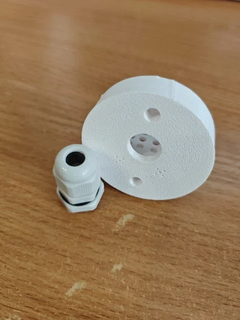 Đế gắn cảm biến đa năng kèm tấm lưới tản nhiệt và lỗ cáp PG-7 - Image 3