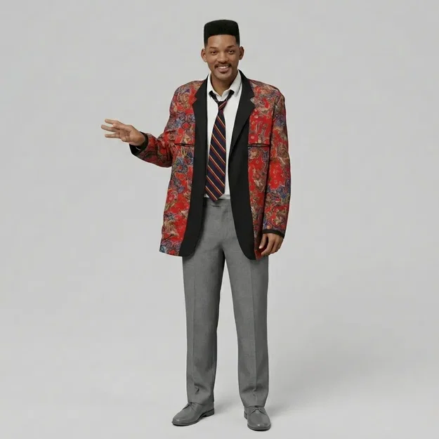 Mô hình 3D Will Smith (Fresh Prince of Bel-Air) - File in 3D ấn tượng - Image 1