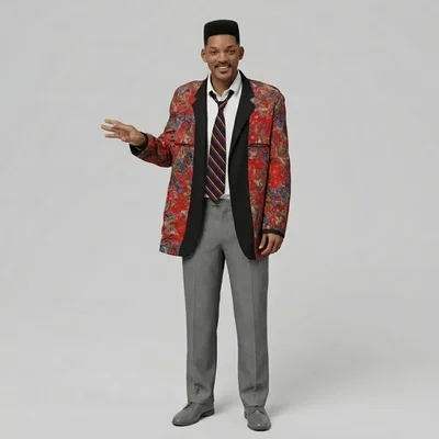 Mô hình 3D Will Smith (Fresh Prince of Bel-Air) - File in 3D ấn tượng