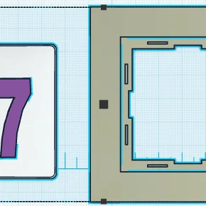 Mẫu nắp công tắc điện in 3D độc đáo trang trí số 67