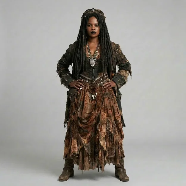 Mô hình 3D Tia Dalma (Naomie Harris) - Pirates of the Caribbean - Image 1