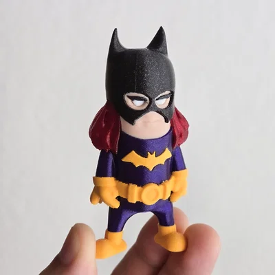 Mô hình Mini Batgirl chibi 3D - Thiết kế siêu đáng yêu