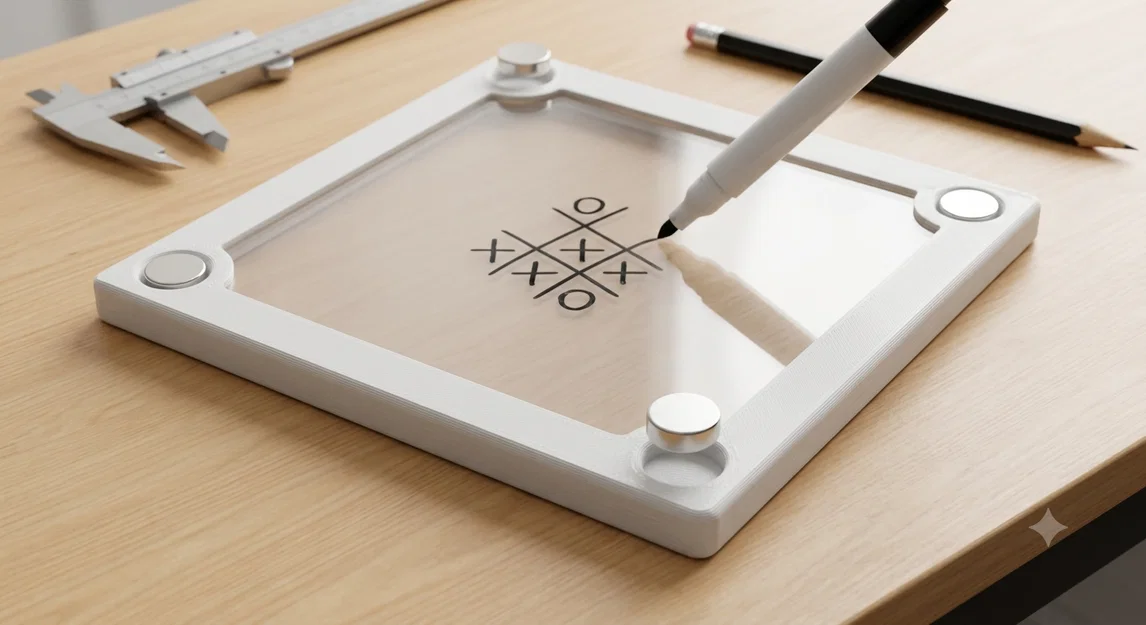 Khung bảng trắng từ tính dạng mô-đun (Modular Magnetic Whiteboard Frame) - Image 1