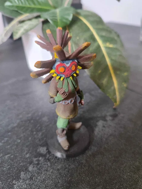 Mô hình 3D nhân vật Skull Kid từ The Legend of Zelda Majora's Mask - Image 1