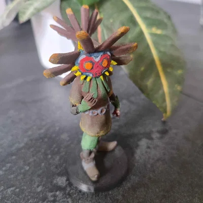 Mô hình 3D nhân vật Skull Kid từ The Legend of Zelda Majora's Mask