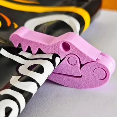Mẫu in 3D kẹp miệng túi hình cá sấu tiện lợi cho nhà bếp