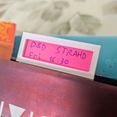 Bookmark có khung kẹp giấy/ghi chú