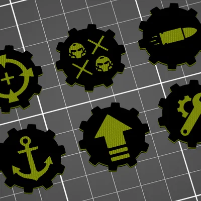 Cog Tokens – Bộ Token trạng thái chiến trường cho WH40k 11th Edition