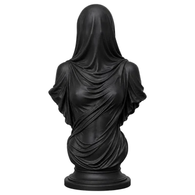 Tượng Bán Thân Veiled Phantom – Tác phẩm điêu khắc Gothic phủ vải