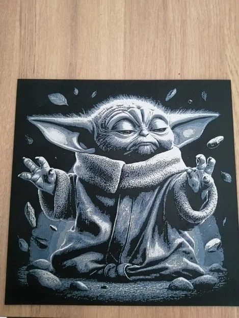 Mô hình Hueforge Yoda - Image 1