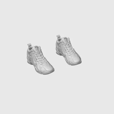 Mô hình móc khóa giày sneaker Reebok Kamikaze in 3D