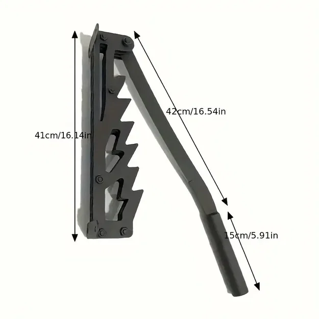 Bản vẽ DXF máy chẻ củi thủ công (Wood Chipper Template) bền bỉ - Image 1