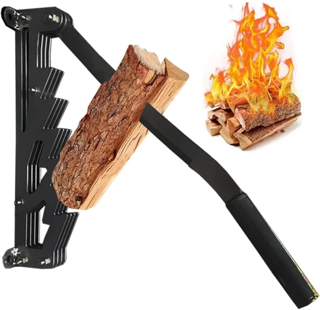 Bản vẽ DXF máy chẻ củi thủ công (Wood Chipper Template) bền bỉ - Image 2