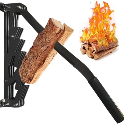 Bản vẽ DXF máy chẻ củi thủ công (Wood Chipper Template) bền bỉ