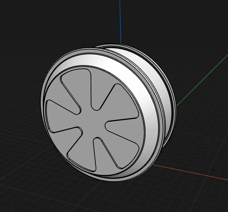 Mô hình 3D động cơ Hoverboard cho dự án Sim Racing (File STEP)