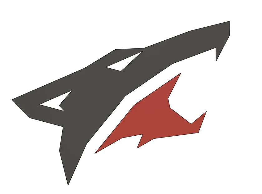 Biểu tượng / Decal hình Chó sói Coyote - Image 1