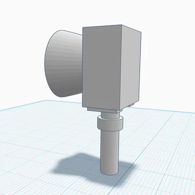 Mô hình còi báo động Federal Signal 2001-130 in 3D trưng bày