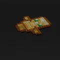 Mô hình 3D Minecraft Totem - Voxel Pixel Art - STL GLB OBJ - Thumbnail 1