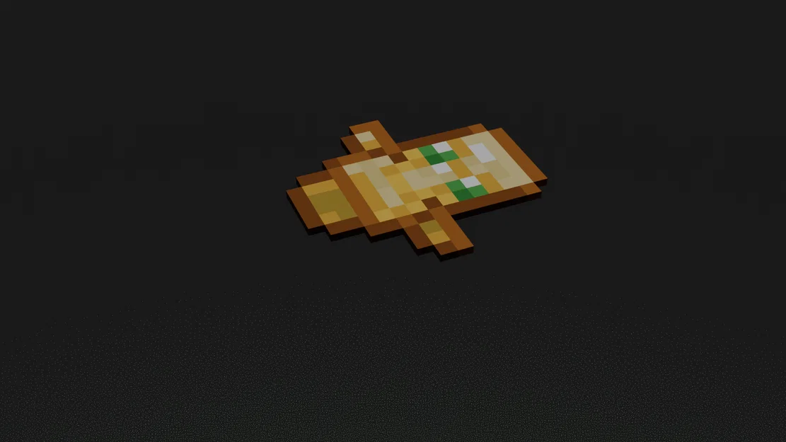 Mô hình 3D Minecraft Totem - Voxel Pixel Art - STL GLB OBJ - Image 2
