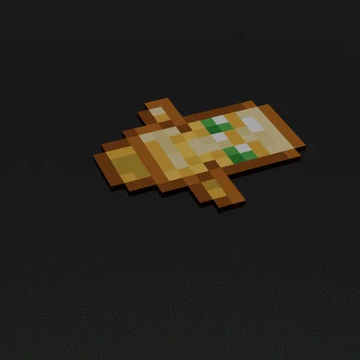 Mô hình 3D Minecraft Totem - Voxel Pixel Art - STL GLB OBJ
