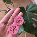 Bông tai hình dấu chân thú cưng (Pendiente Huella) in 3D thời trang - Thumbnail 3