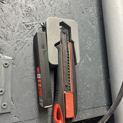 Giá treo nam châm cho dao rọc giấy Würth và hộp lưỡi thay thế - In 3D không cần support