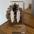 Bông tai hình lông vũ 3D xinh xắn - Mẫu in nhanh và thời trang - Thumbnail 5