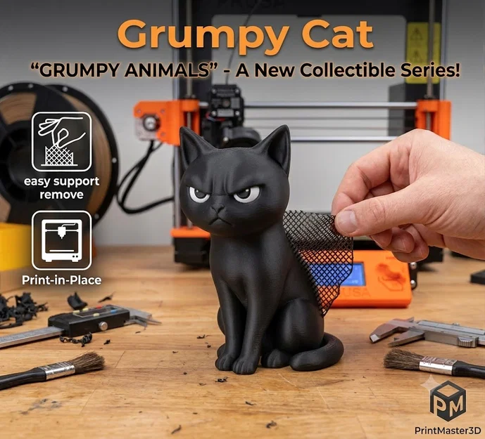 Grumpy Cat – Thành viên cáu kỉnh trong series "Grumpy Animals" - Image 1