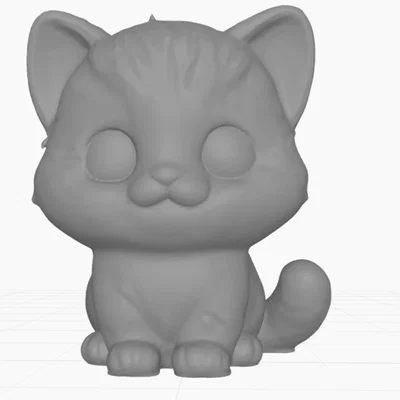 Mô hình Mèo Bông Siêu Cưng (CUTE FLUFFY KITTY)