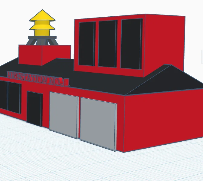 Mô hình trạm cứu hỏa Fire Station No.1 đẹp mắt dành cho sưu tầm - Image 1