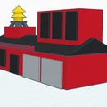 Mô hình trạm cứu hỏa Fire Station No.1 đẹp mắt dành cho sưu tầm - Thumbnail 1