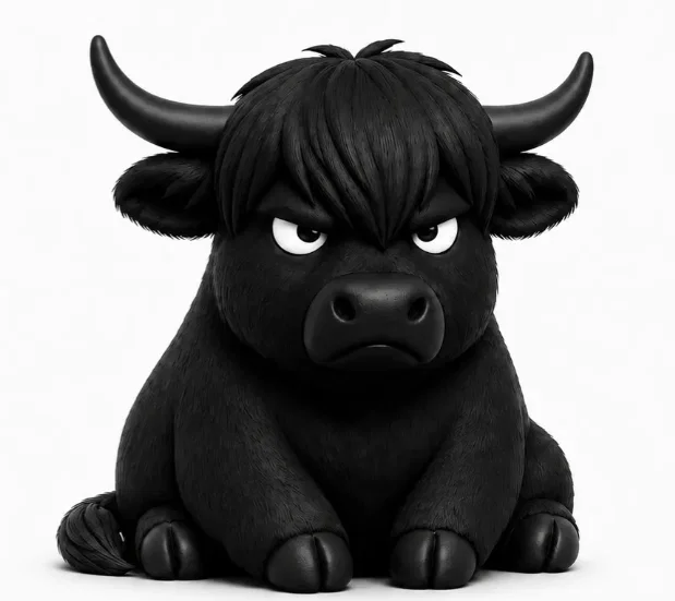 Chú Bò Highland Cáu Kỉnh – Thành viên mới của bộ sưu tập "Grumpy Animals" - Image 3