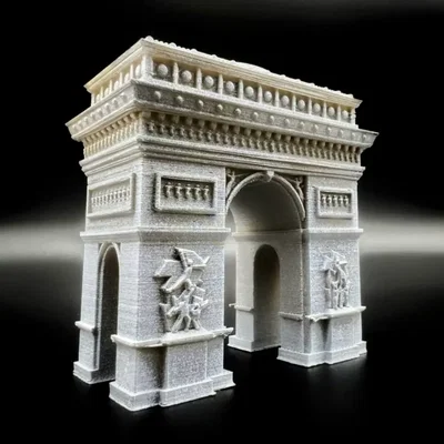 Mô hình 3D Khải Hoàn Môn (Arc de Triomphe) trang trí tinh xảo