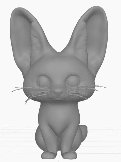 Mô hình chú cáo Fennec dễ thương (Fennec fox) dành cho in 3D - Image 1