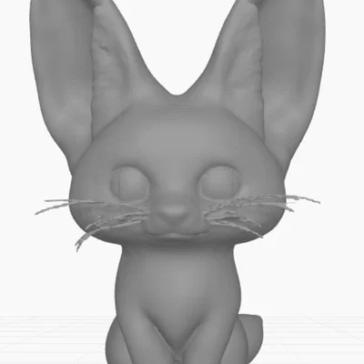 Mô hình chú cáo Fennec dễ thương (Fennec fox) dành cho in 3D