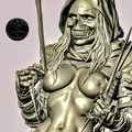 Mô hình STL Sát Thủ Skull Mask | Tượng Dark Fantasy Rogue Chi Tiết Cao - Thumbnail 2
