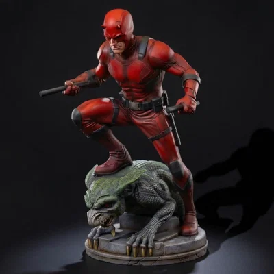 Mô hình Daredevil trên tượng thú Gargoyle