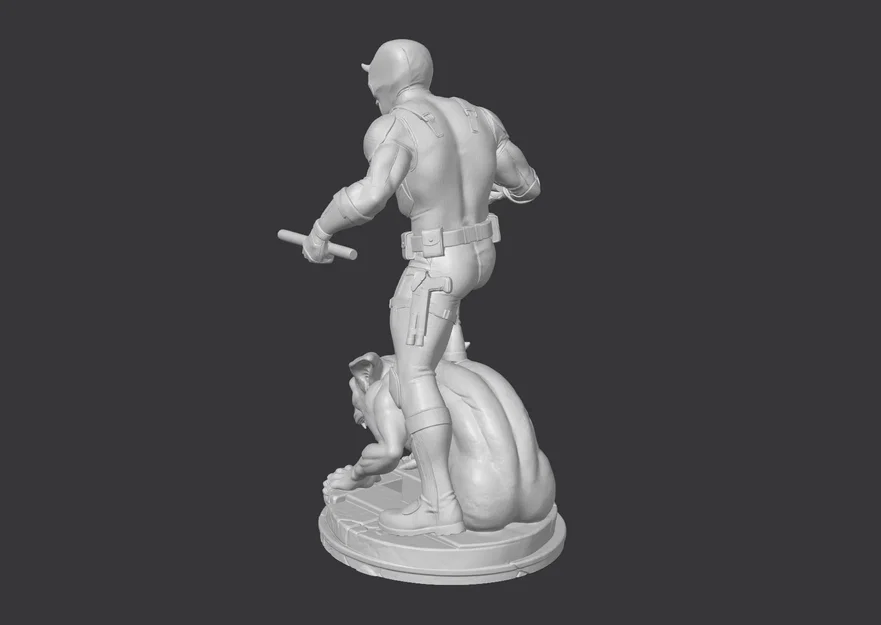 Mô hình Daredevil trên tượng thú Gargoyle - Image 3