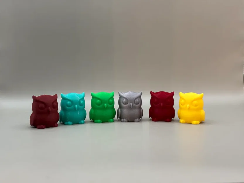 Mô hình chú cú mèo nhỏ in 3D (hibou) cực nhanh chỉ 27 phút - Image 1