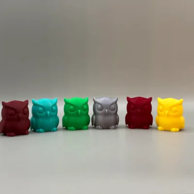 Mô hình chú cú mèo nhỏ in 3D (hibou) cực nhanh chỉ 27 phút