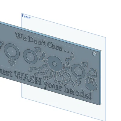 Biển báo nhà vệ sinh trung lập đầy đủ ý nghĩa (Bathroom Sign)