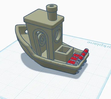Mô hình thuyền Benchy với hàng ghế ngồi trang trí cực xinh - Image 1