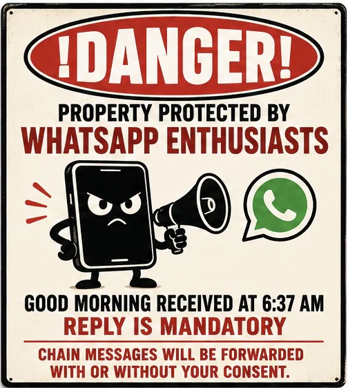 Bảng hiệu trang trí độc đáo cho tín đồ nghiện WhatsApp - Image 3