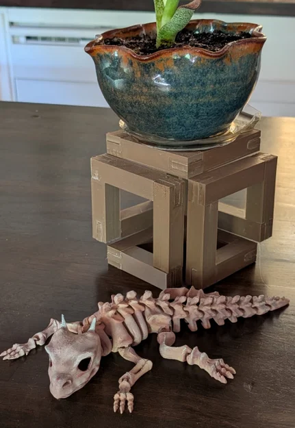 Infinity Cube Plant Stand / Mô hình khớp nối - Image 1